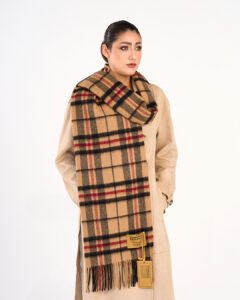 Modern designer cashmere scarves