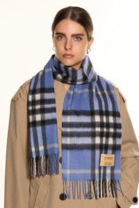 A close-up of the DC Classic check, representing the "Gold Standard" of cross-cultural luxury fashion.