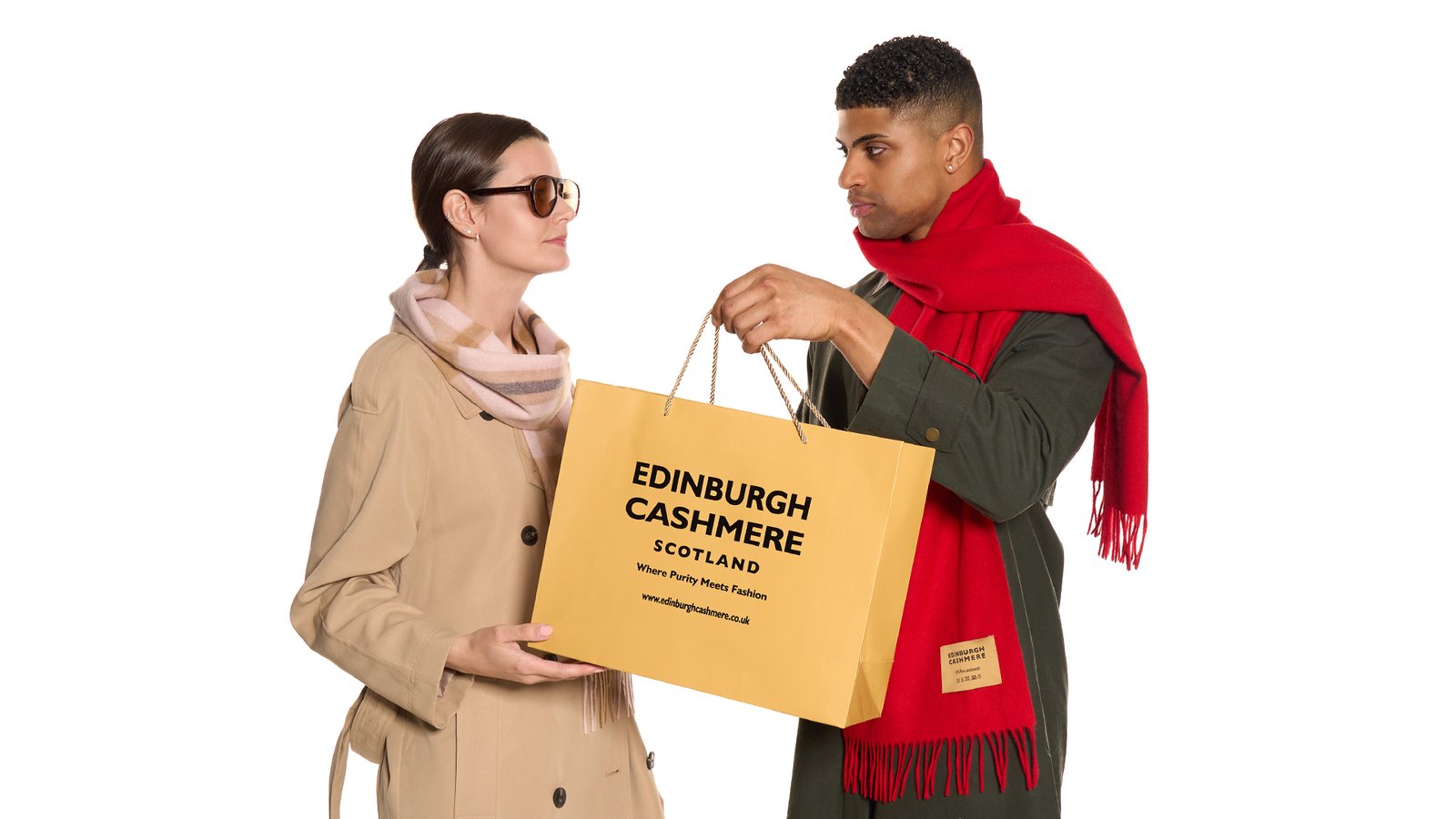 Scottish cashmere gift